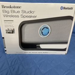New Big Blue Bluetooth Speaker 