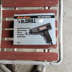 Black & Decker 1/4 Drill