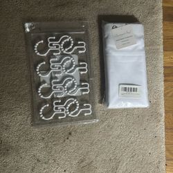 Shower Curtain With Hooks