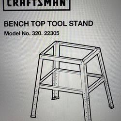 Craftsman Bench Top Tool Stand, new in box