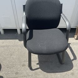 Black Waiting Room Chair