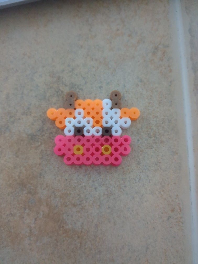 Nein Pink And Orange Cow 