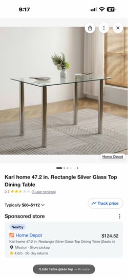 Glass table
