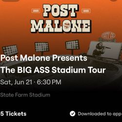 Post Malone Phoenix VIP Tickets - Next to cat walk