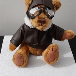 Usairways aviator plush teddy bear