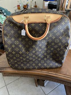 100% Authentic Louis Vuitton Luggage Evasion leather travel bag Very good condition Brown, Leather