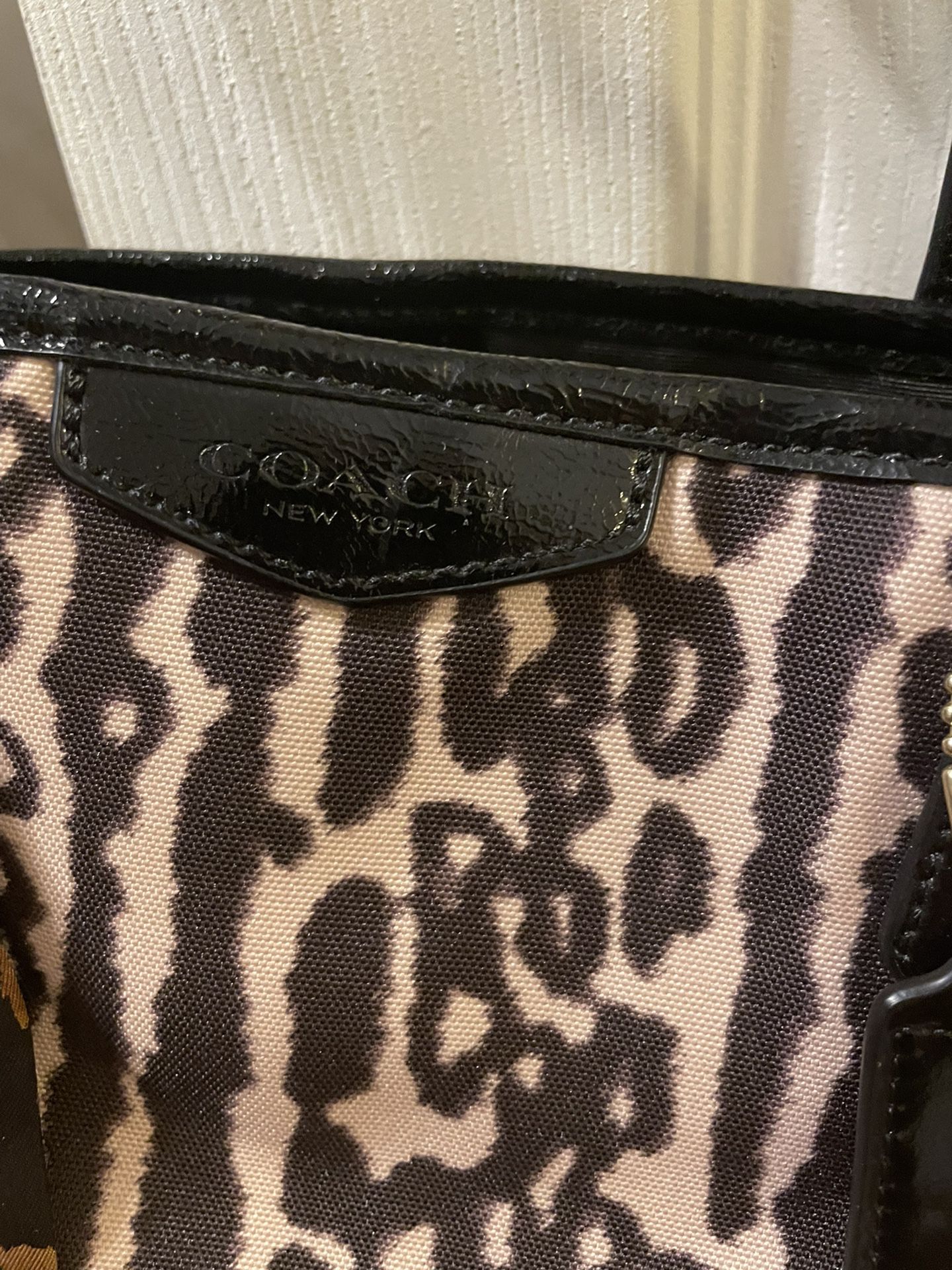 Authentic coach purse with matching coach wallet