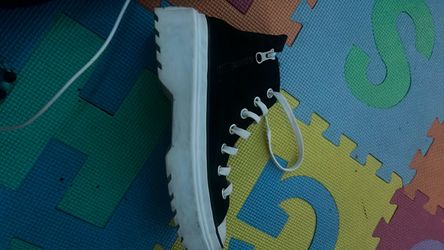 Black Converse Platform High-Tops