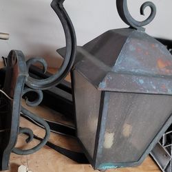 Copper Scales And Copper Light Vintage Style 
