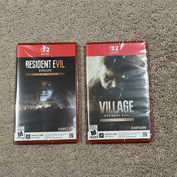 Resident Evil 7 + RE Village Gold Edition Nintendo Switch 2 Game 