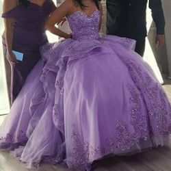 Lavender Quinceanera Dress