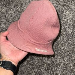Pink Timberland Beanie