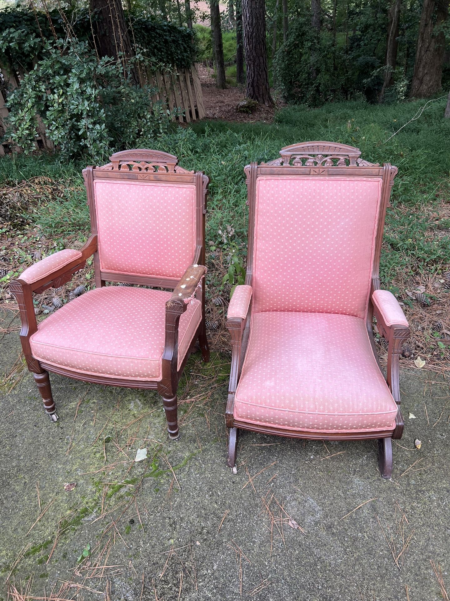 Antique Victorian 2 Chairs
