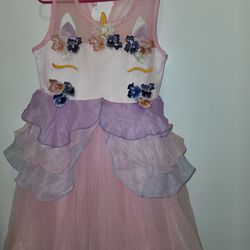 Unicorn Dress Size 5-6