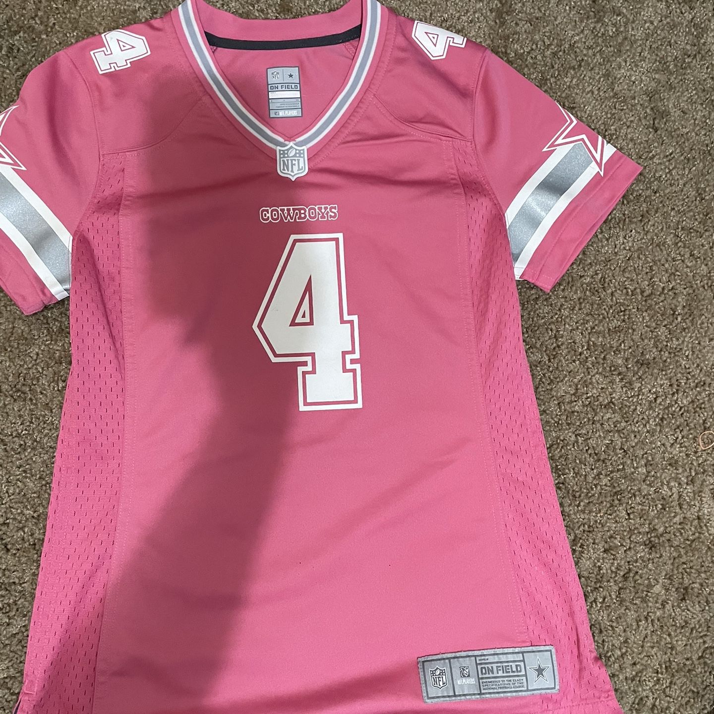 Prescott cheap pink jersey