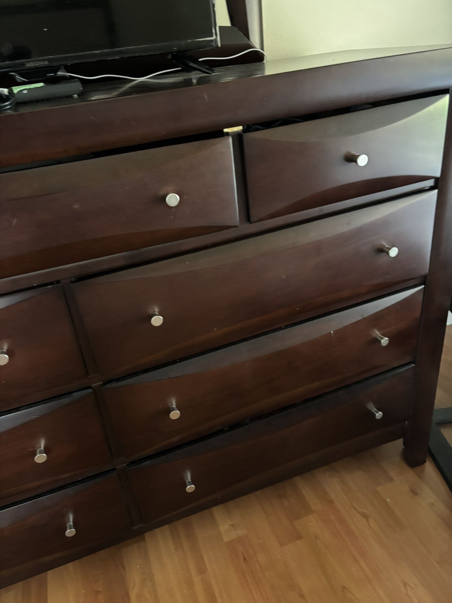 Tall Dresser With Mirror