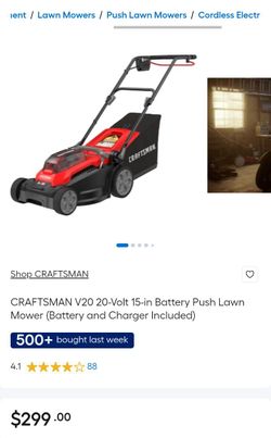 Craftsman V20 Cordless Push Lawn Mower