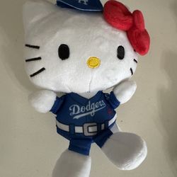 Hello Kitty LA Dodgers Plushy