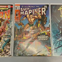 Comic Book And Action Figure Lot