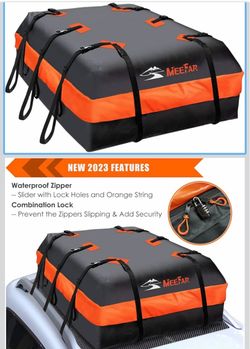MeeFar XBEEK 20 Cubic Feet Waterproof Car Roof Bag