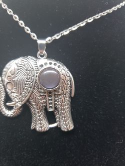Elephant lovers necklace