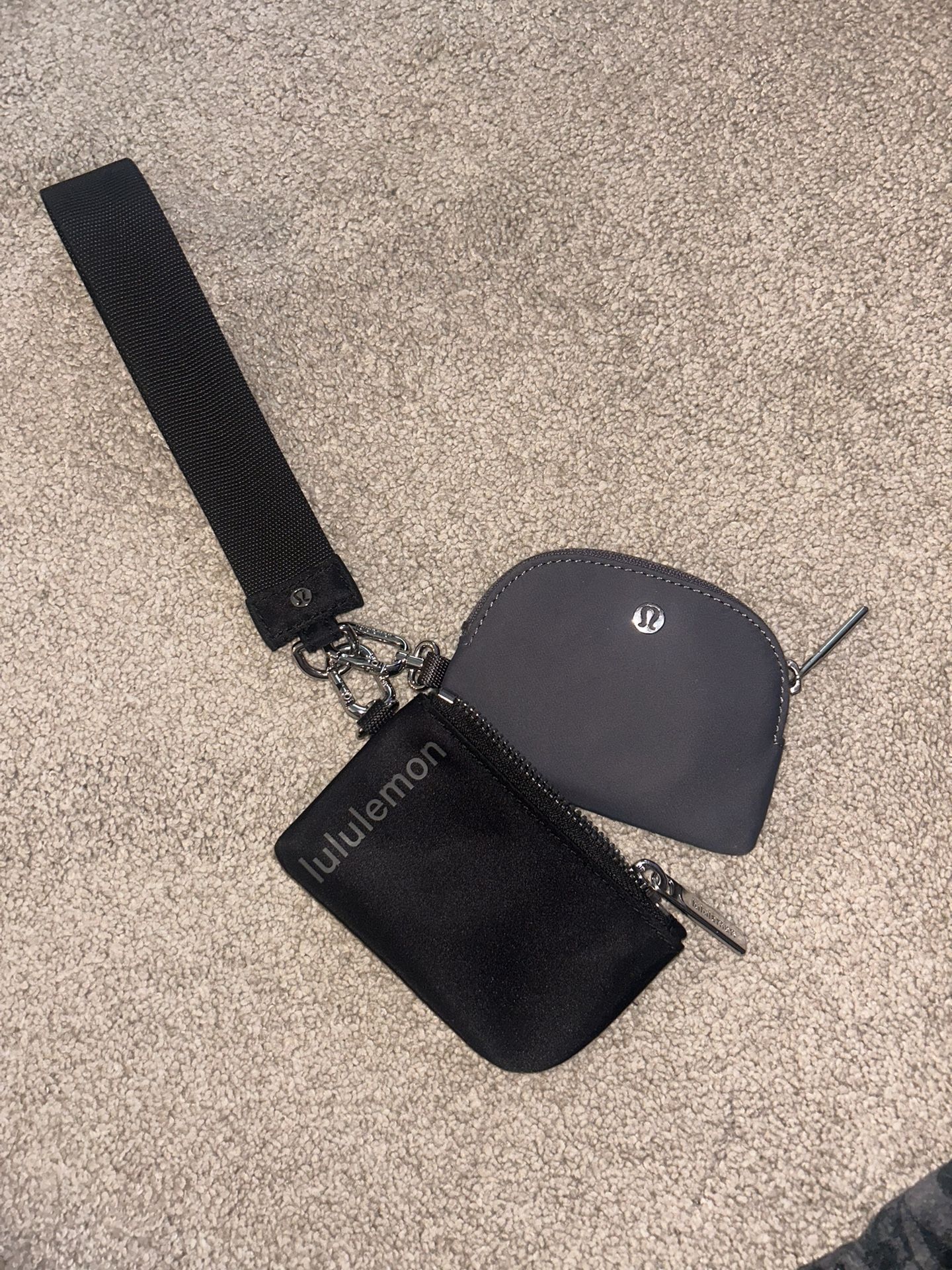 LuluLemon Dual Patch Wristlet keychain