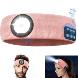 BRAND NEW Blue-Tooth Sports Headband Headphones with Stereo Speakers & Mic, for Dad