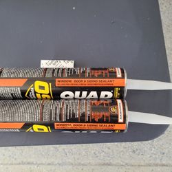 2 Tubes Of QUAD OSI Clear Caulk 10 FL. Oz.
