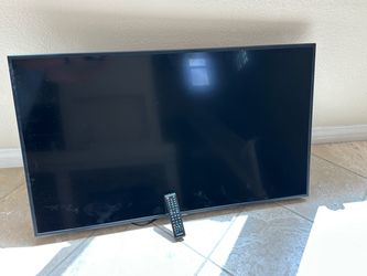 50” Samsung Smart TV with Remote and Wall Mount