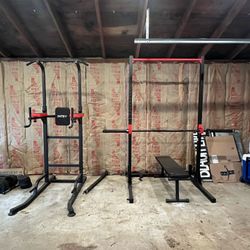PENDING** Bench Press Set + Pull-Up Bar Stand