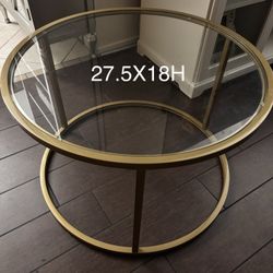 Gold Coffee Table 