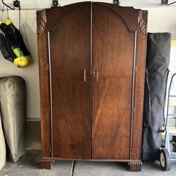 Wood armoire