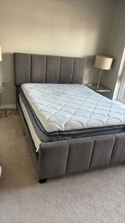 Bed frame box spring mattress