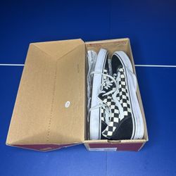 VANS OLD SKOOL PRIMARY CHECK Sz 11.5 VNDS WITH BOX