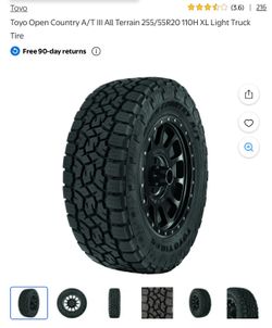 Toyo Open Country A/T III All Terrain 255/55R20 110H XL Light Truck Tire