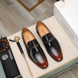 Versace Men’s Leather Shoes With Box 2026 New 