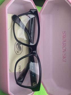New Swarovski eye frame glasses