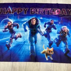 Lightyear Birthday Backdrop