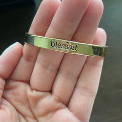 Gold Blessed Bangle 