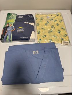 Lot of 4 new medical scrub tops, all Size Medium (M)