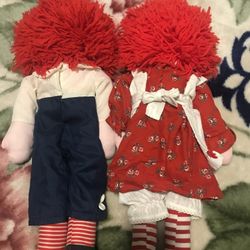 Vintage Raggedy Ann And Andy