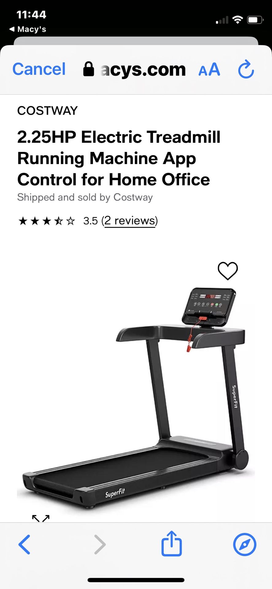 Compact Treadmill