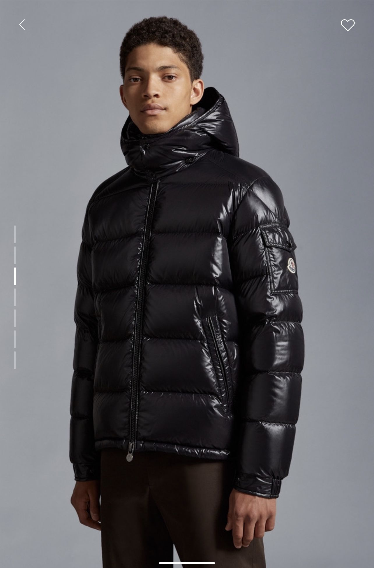 MONCLER MAYA JACKET SIZE 1 Black