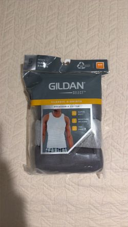 Gildan Select Men's Classic A-Shirts 5-Pack Medium