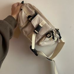 Cream Fanny Pack