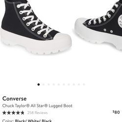 New Size 7 Converse  Shoes Supreme