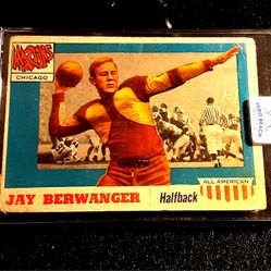 1955 Topps All American Jay Berwanger # 78  Genuine