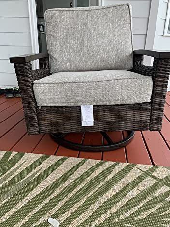 Paradise Trail Outdoor Swivel Lounge Chair (Set of 2)