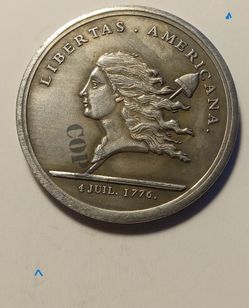 US 1776 Libertas Americana Modern Restrike Medal / Coin / Token