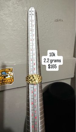 10K Gold Nugget Ring 2.2g